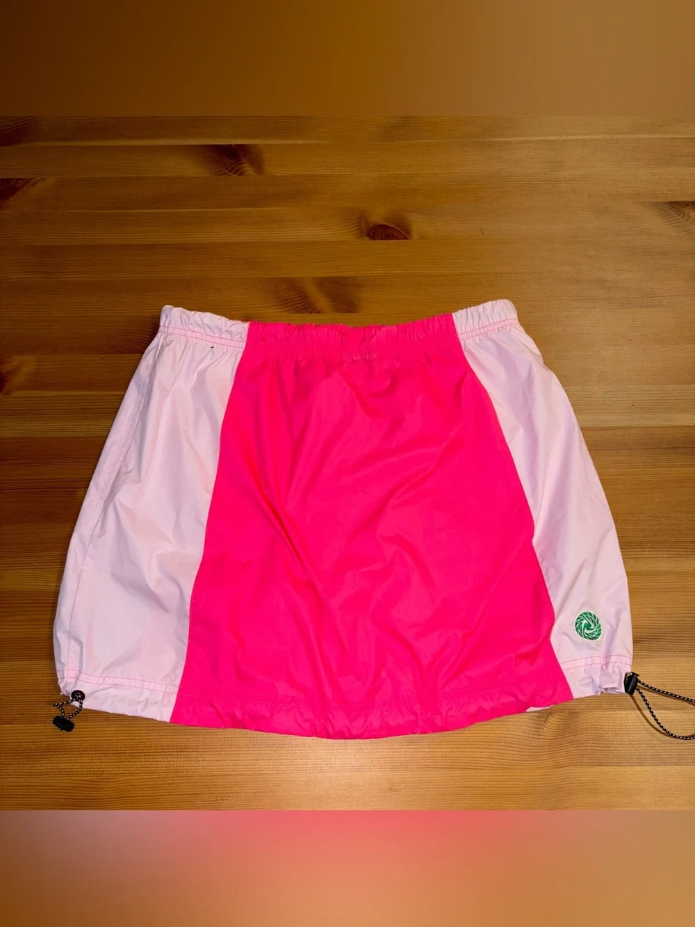 New Nike Sportswear Icon Clash Light Woven Mini Skirt Pink ColorBlock Sz Medium